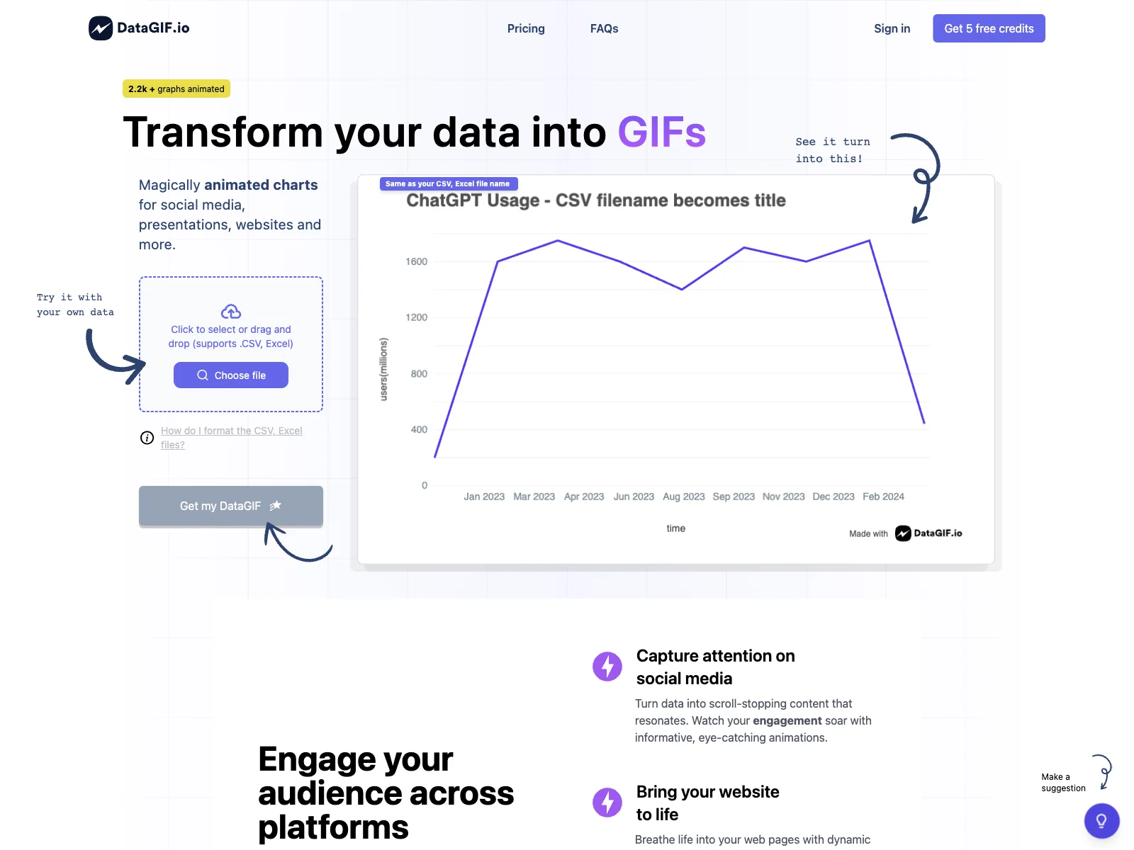 DataGIF.io: Transform Your Data into Engaging Animations