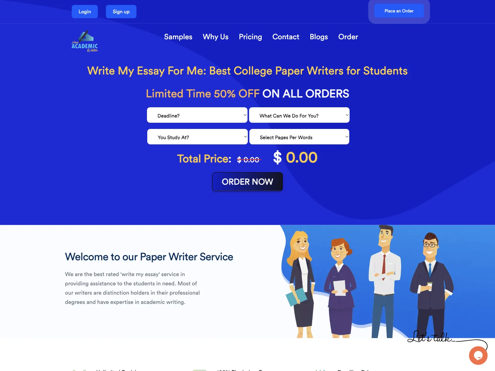 YourAcademicWriter: The Premier Academic Writing Service