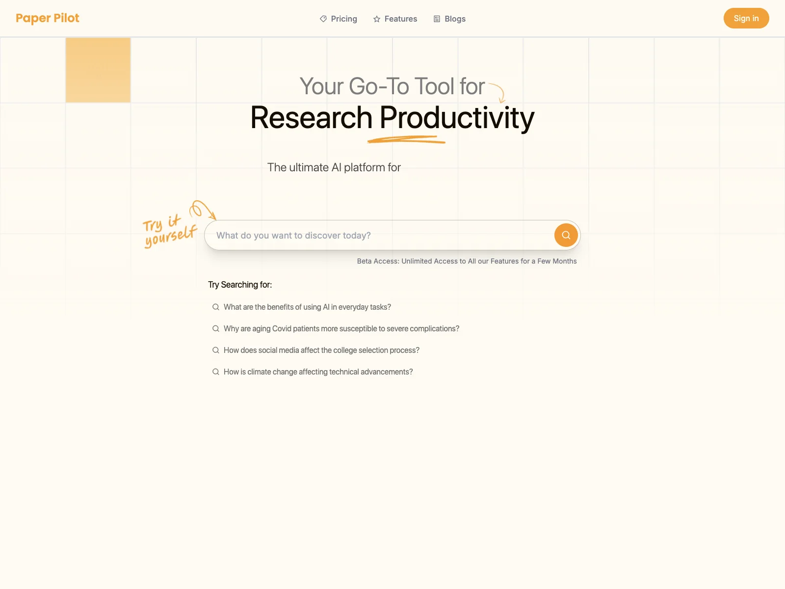 Paper Pilot - Enhance Your Research Productivity