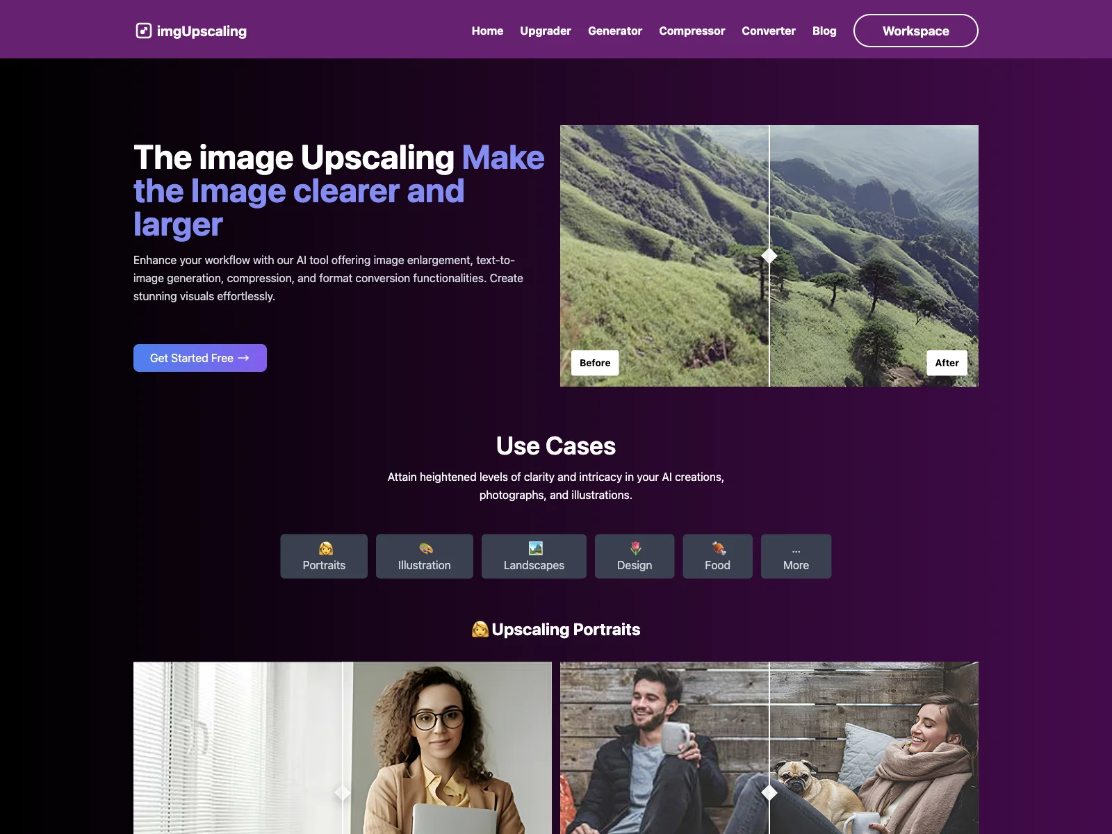 Enhance Images with imgUpscaling - Free AI Tool