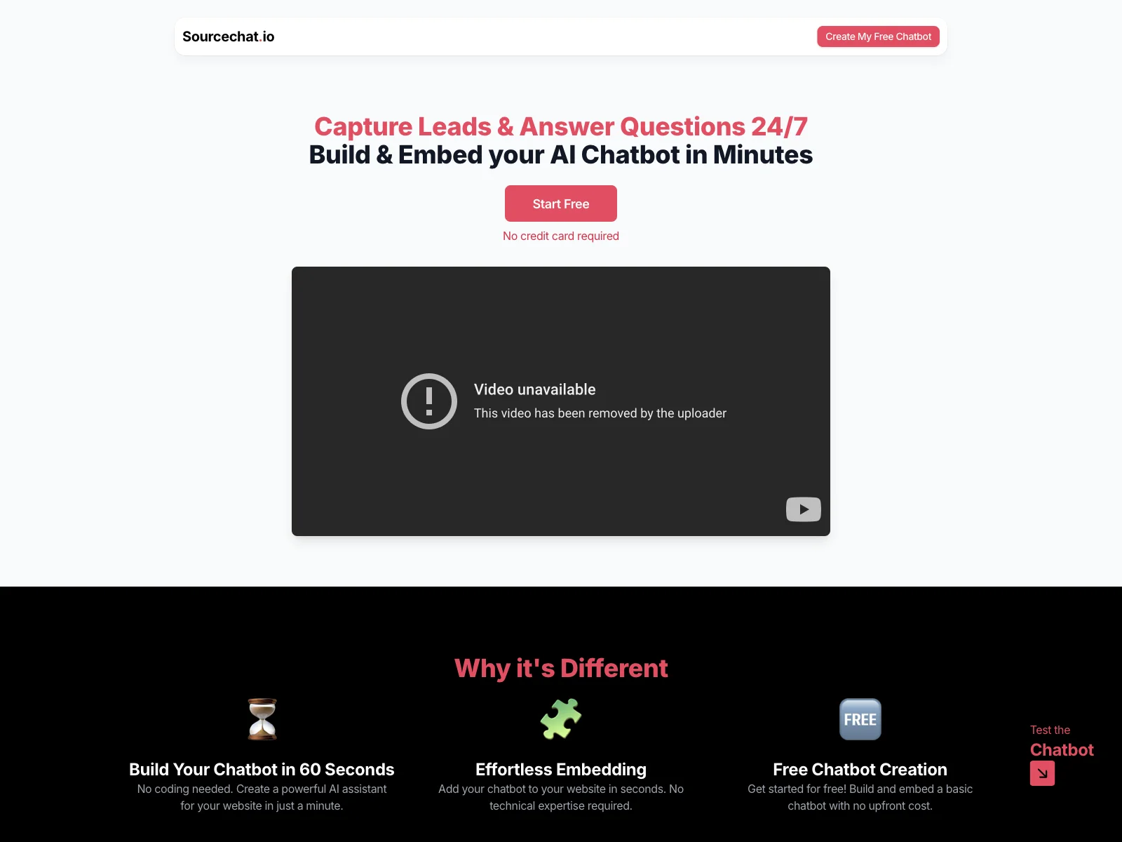 Sourcechat.io: Empowering Businesses with AI Chatbots