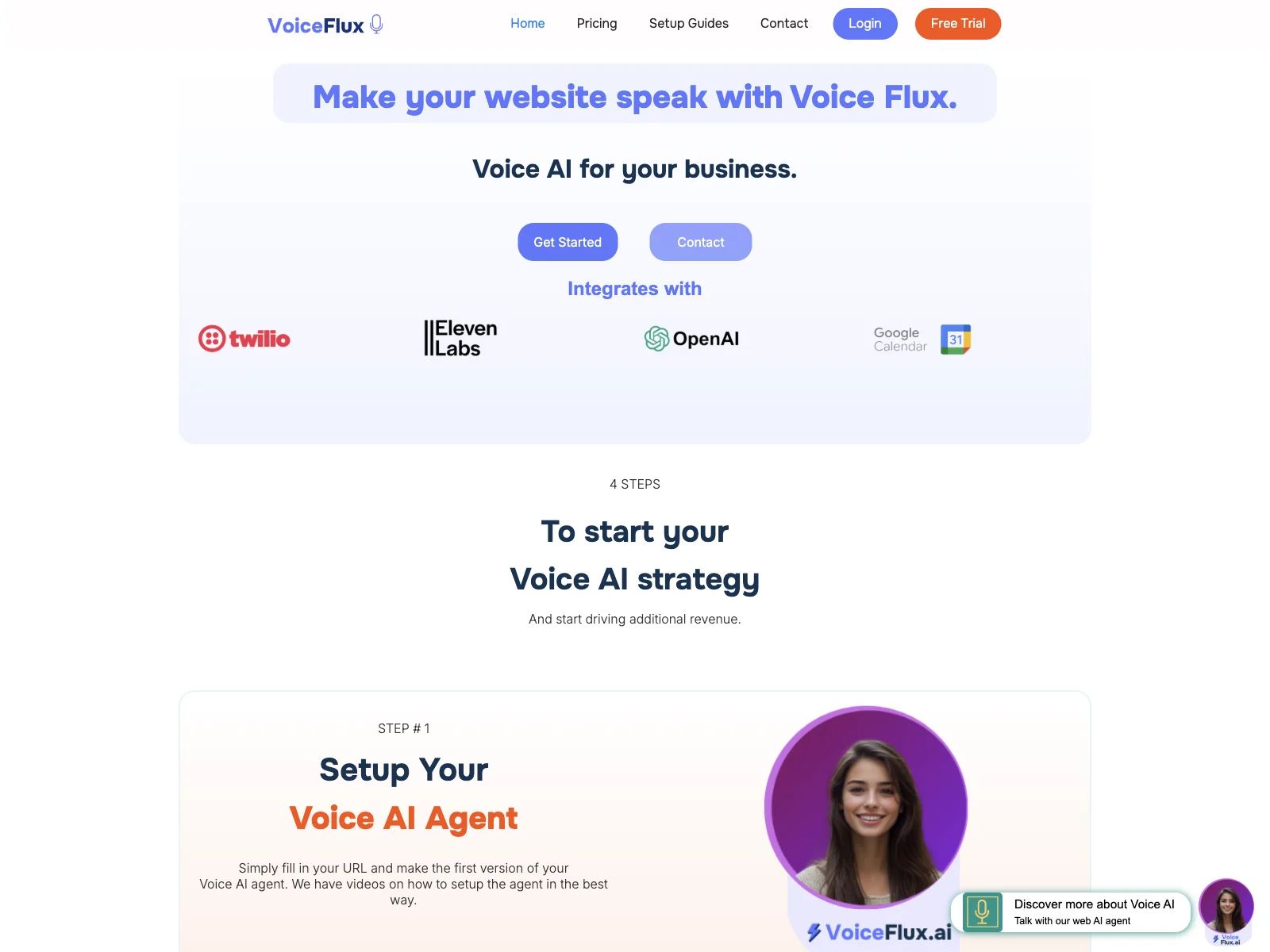 Voice Flux - Enhance Your Website with Voice AI