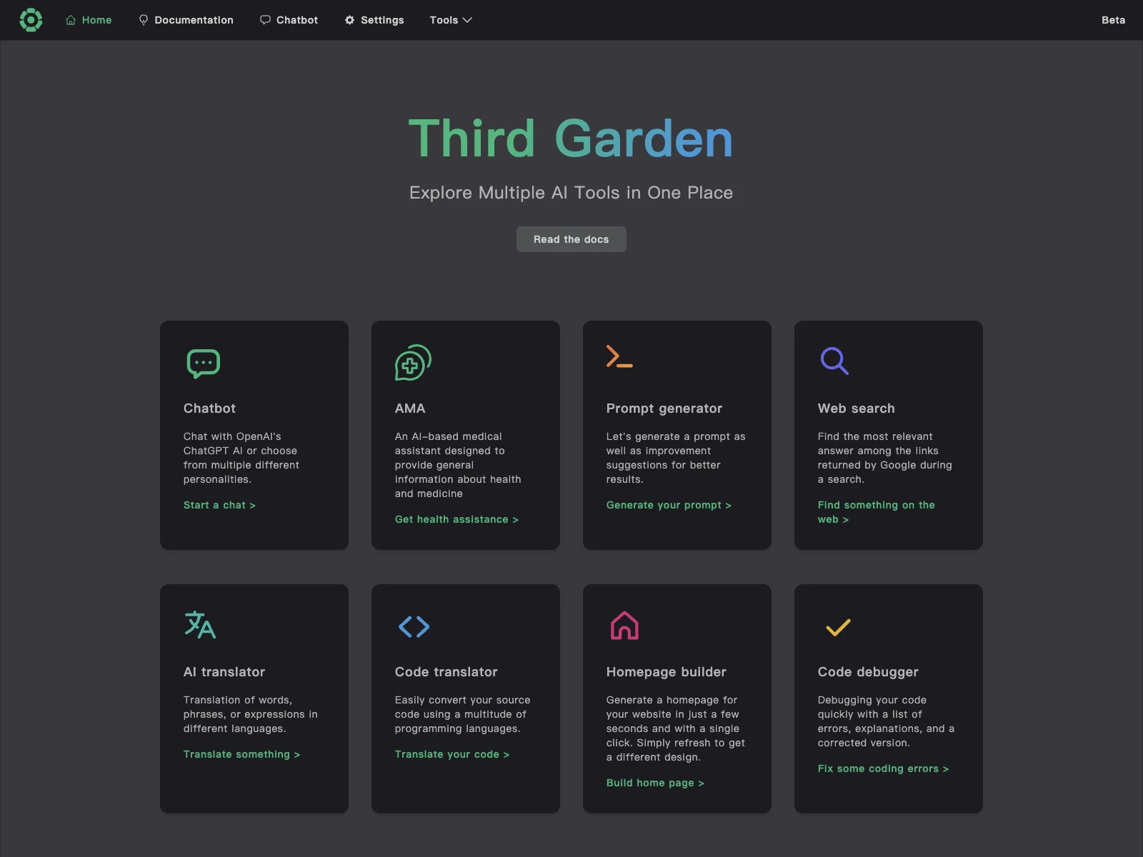 Third Garden - Diverse AI-Powered Tools for All