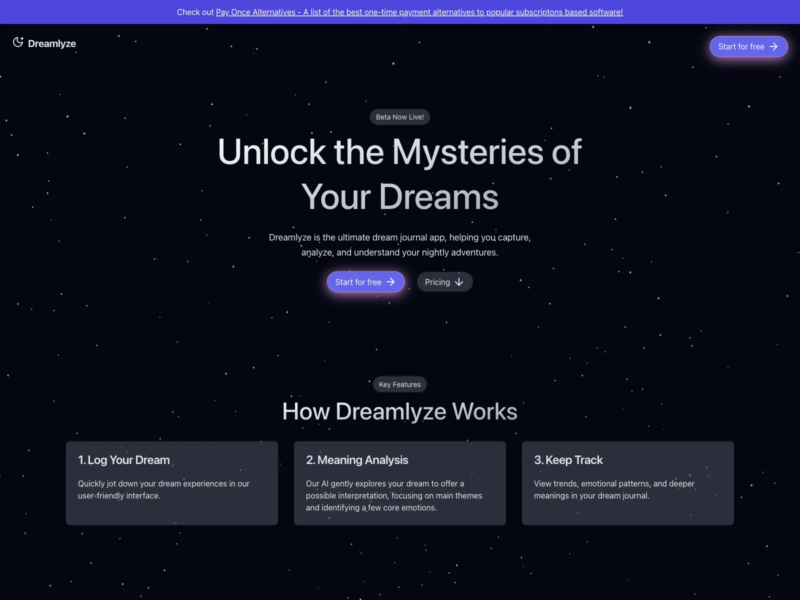 Dreamlyze - Unlock Insights into Your Dreams