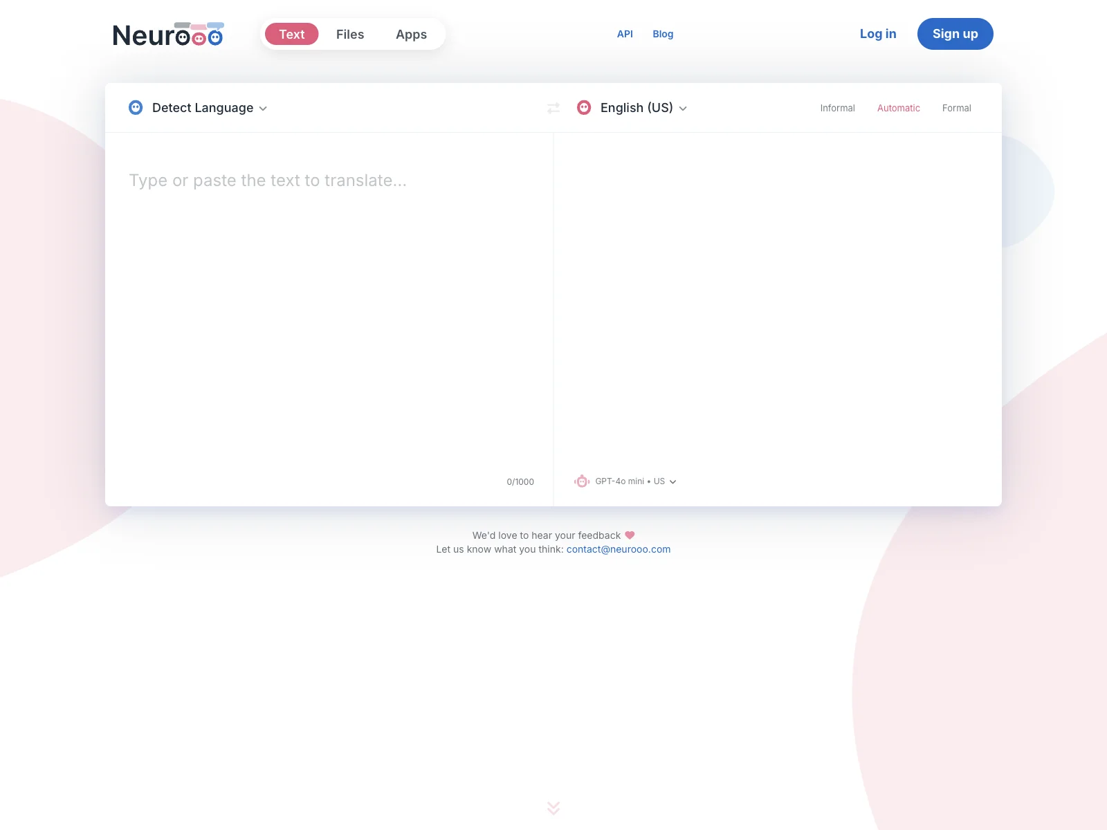 Neurooo - Unparalleled Translation Assistant