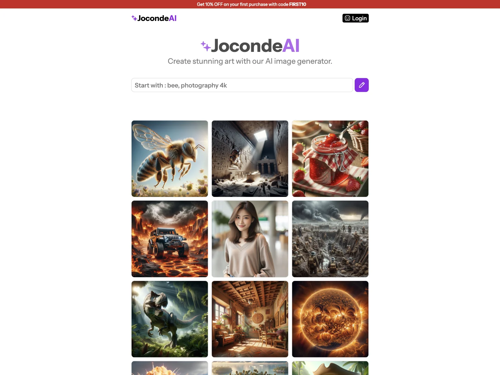 JocondeAI: Create Stunning Art with AI