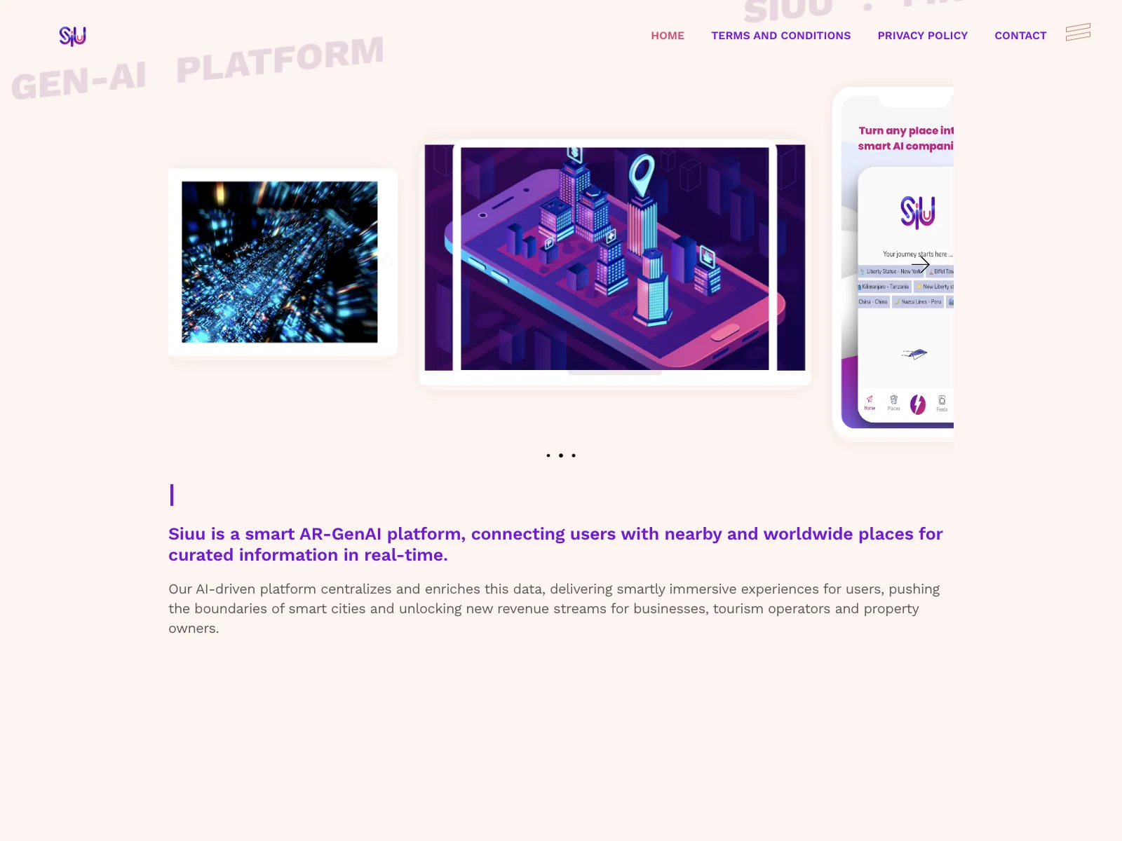 Siuu.AI: Connecting Users with Places for Immersive Experiences